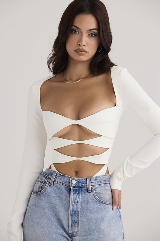 Body House Of Cb Cutout Blanche | WVD-517893