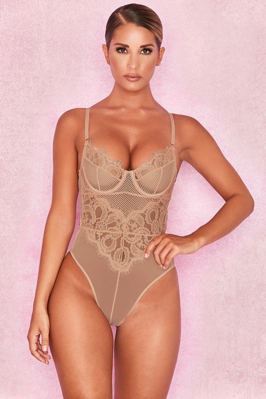 Body House Of Cb Dentelle Marron | VAX-823607