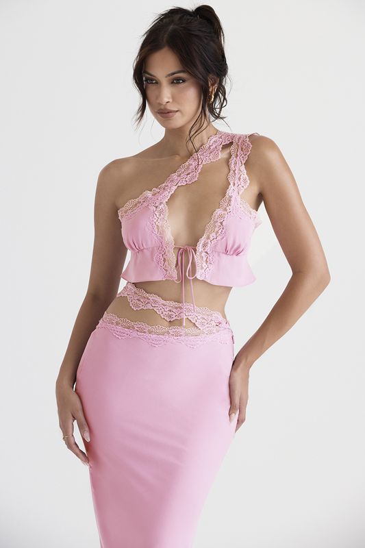 Hauts House Of Cb Floaty Cropped Rose | HIO-813047