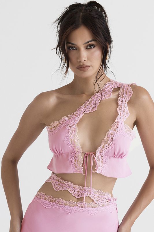 Hauts House Of Cb Floaty Cropped Rose | HIO-813047