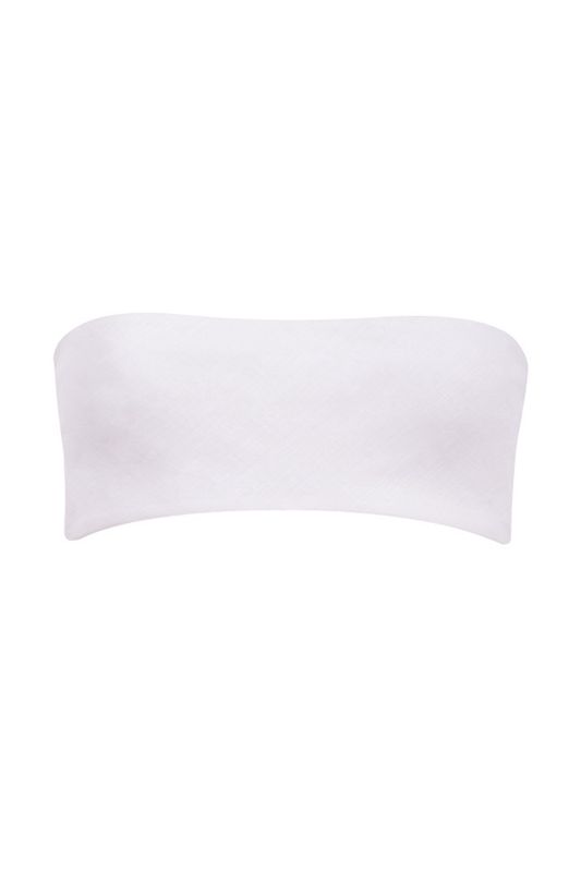 Hauts House Of Cb Linen Mix Bandeau Blanche | YVG-073821