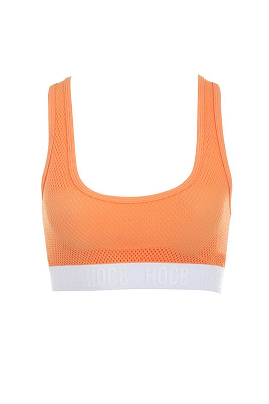 Hauts House Of Cb Neon Orange Cropped Orange | FRX-650723