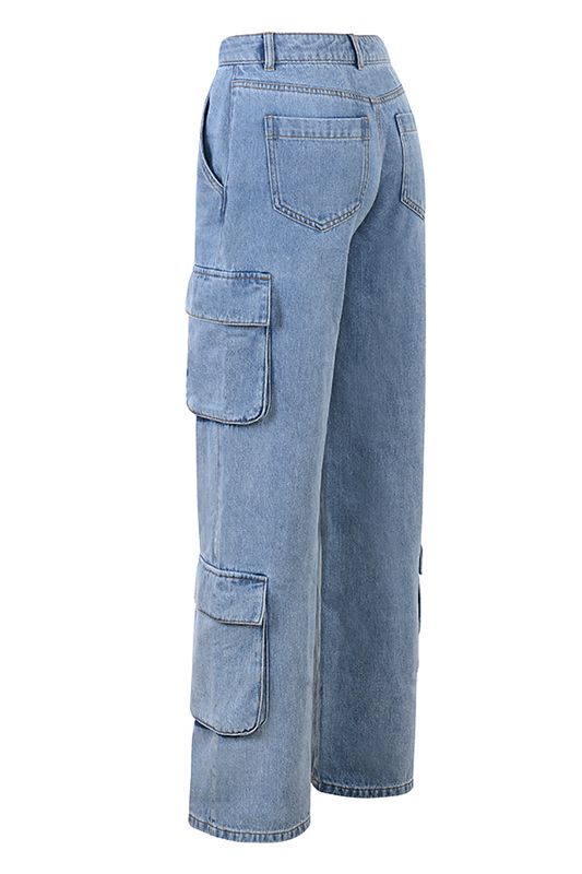 Jean House Of Cb Washed Utility Bleu | OTF-507396