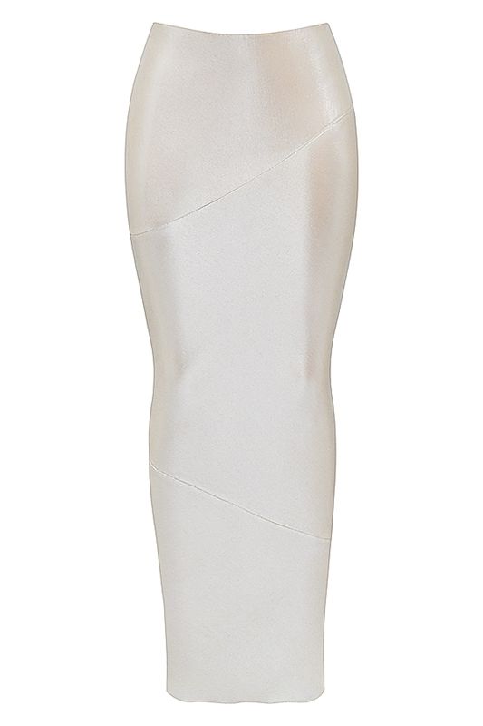 Jupe House Of Cb Champagne Midi Blanche | XNW-619752