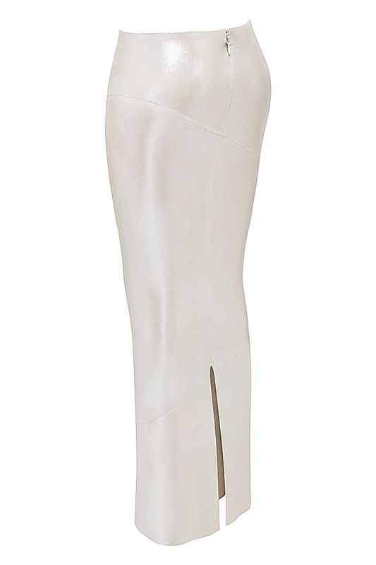 Jupe House Of Cb Champagne Midi Blanche | XNW-619752