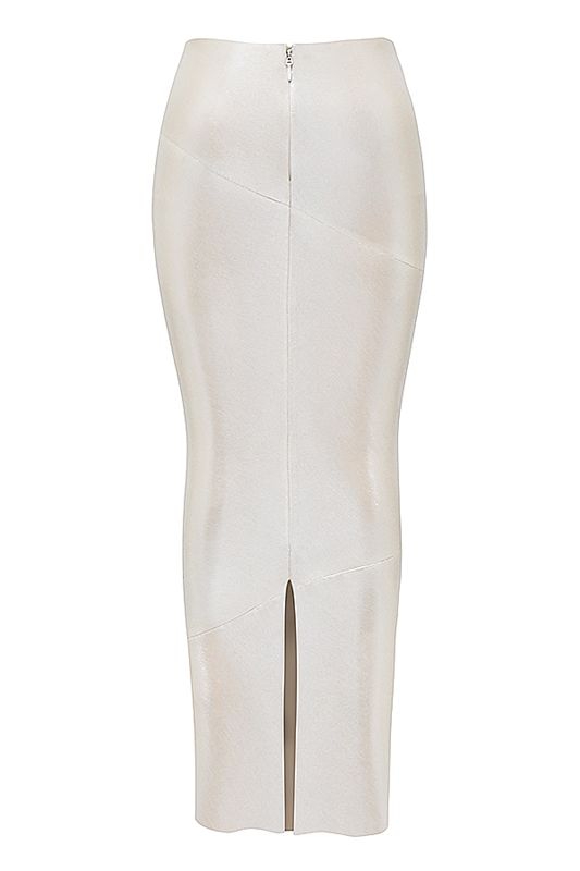 Jupe House Of Cb Champagne Midi Blanche | XNW-619752