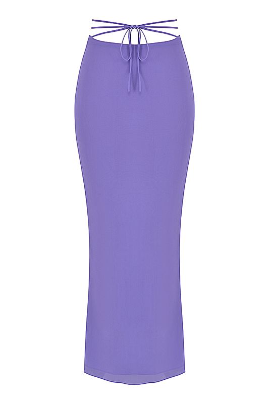 Jupe House Of Cb Cutout Maxi Violette | PXR-845021