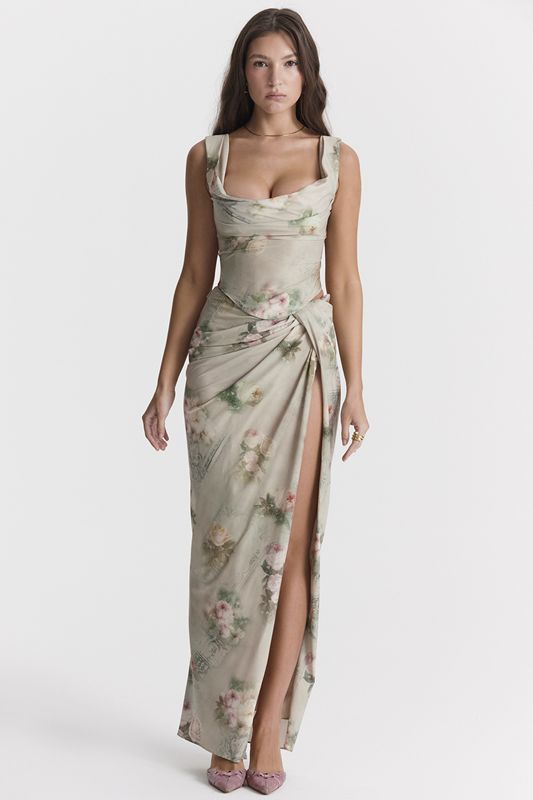 Jupe House Of Cb Floral Maxi Fleur | RGI-068291