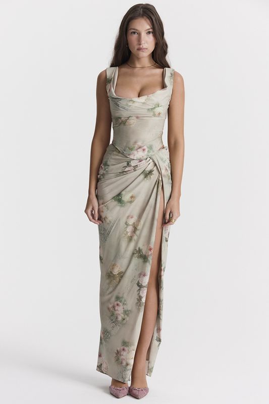 Jupe House Of Cb Floral Maxi Fleur | RGI-068291