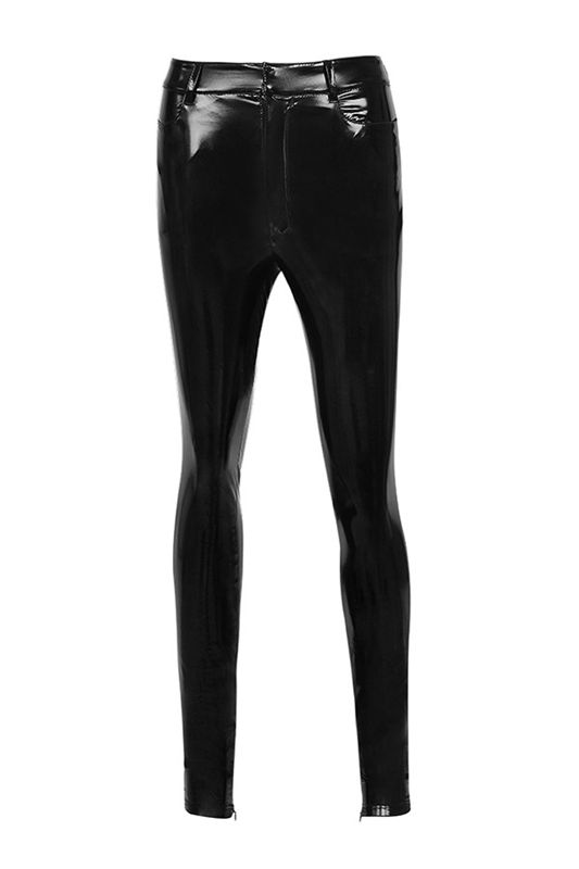 Leggings House Of Cb Vernis Stretch Vinyls Noir | CEP-483927