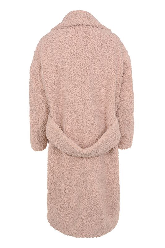 Manteaux House Of Cb Faux Fur Sherpa Rose | HMP-963125