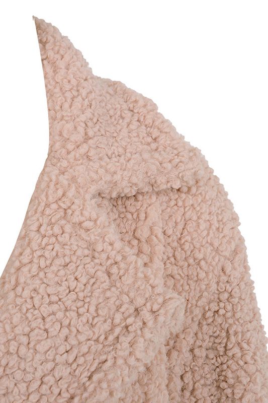 Manteaux House Of Cb Faux Fur Sherpa Rose | HMP-963125