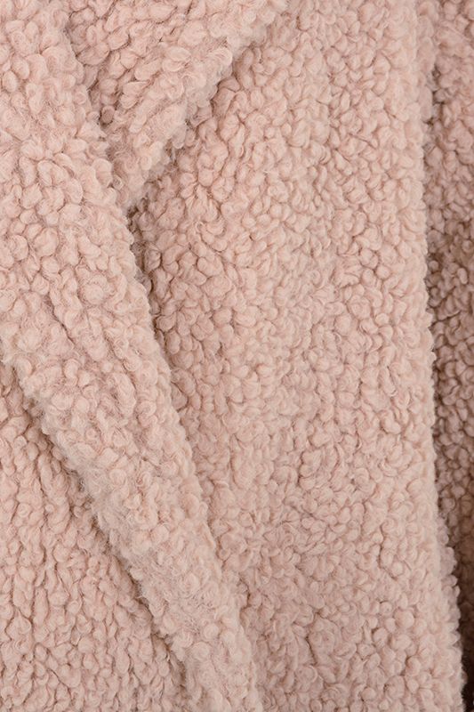 Manteaux House Of Cb Faux Fur Sherpa Rose | HMP-963125