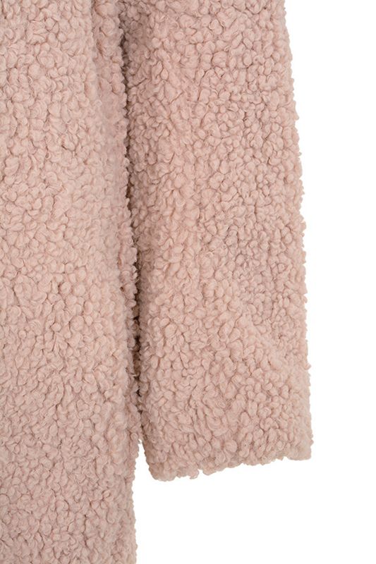 Manteaux House Of Cb Faux Fur Sherpa Rose | HMP-963125