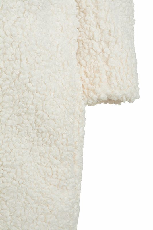 Manteaux House Of Cb White Faux Fur Sherpa Blanche | WPS-531962