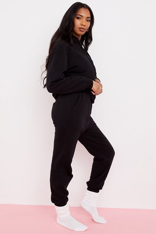 Pantalon House Of Cb Fleece Back Jogging Noir | RNY-746013