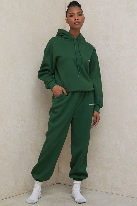 Pantalon House Of Cb Fleece Back Vert | LUO-043827