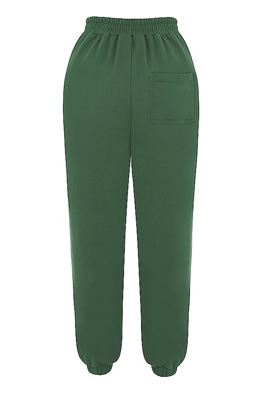 Pantalon House Of Cb Fleece Back Vert | XEN-489175