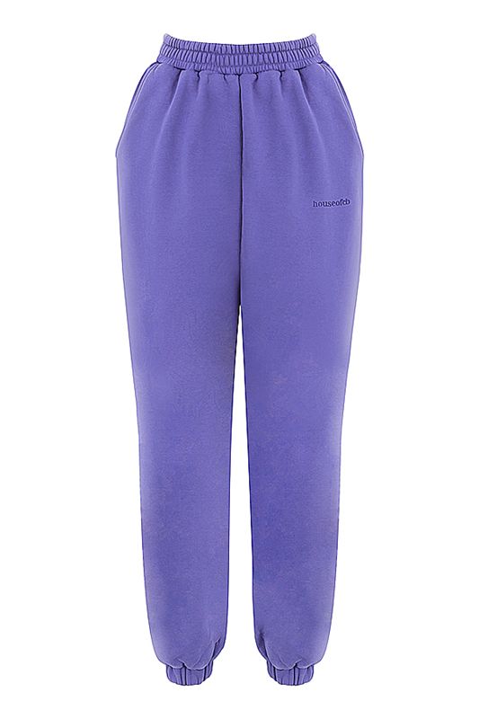 Pantalon House Of Cb Fleece Back Violette | AHU-910763