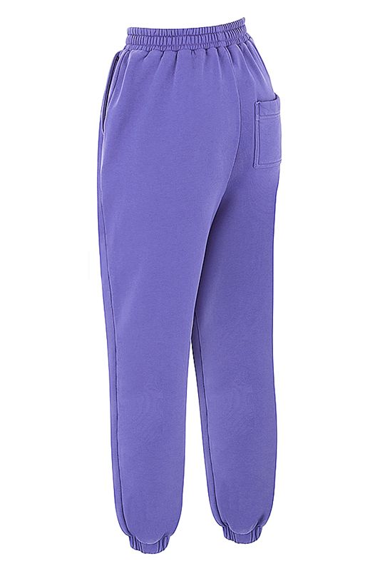 Pantalon House Of Cb Fleece Back Violette | AHU-910763