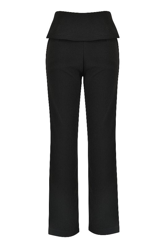 Pantalon House Of Cb Fold Fronts Noir | KDM-495028