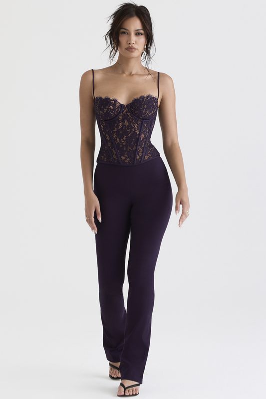 Pantalon House Of Cb High Waisteds Violette | KLC-125367