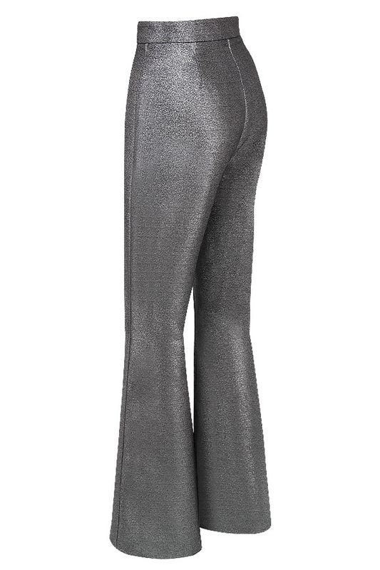 Pantalon House Of Cb Kick Flares Argent | EHP-375469