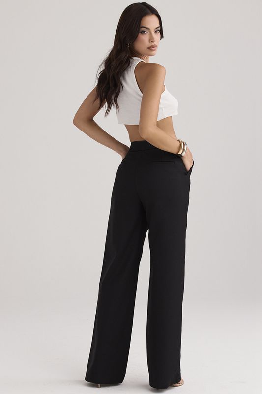 Pantalon House Of Cb Loose Fits Noir | SJG-483610