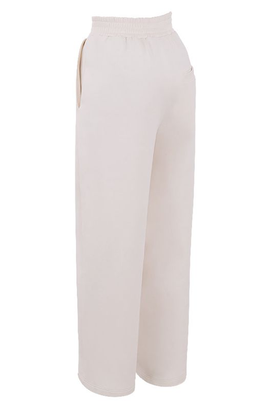 Pantalon House Of Cb White Droit Leg Sweat Blanche | ZRS-458329