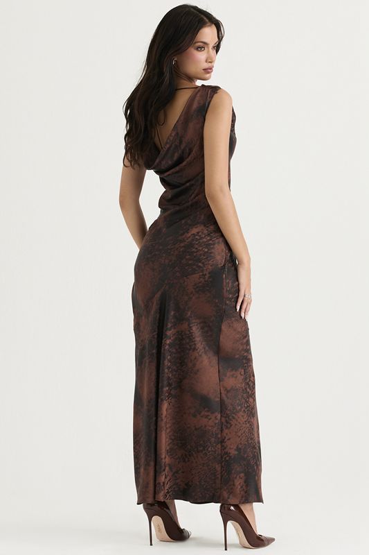 Peignoir House Of Cb Copper Bias Cut Maxi Cuivre | ZKV-128407