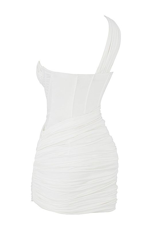 Peignoir House Of Cb Cut Out Mini Blanche | FAW-790483