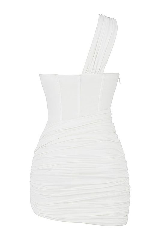 Peignoir House Of Cb Cut Out Mini Blanche | FAW-790483