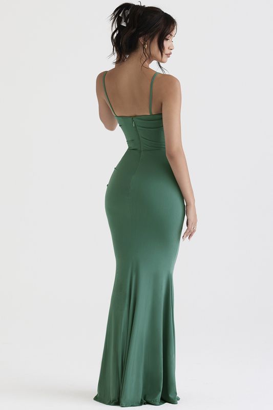 Peignoir House Of Cb Maxi Vert | WAB-521607