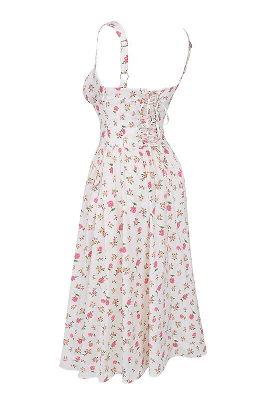 Peignoir House Of Cb Print Midi Rose | LDV-986075