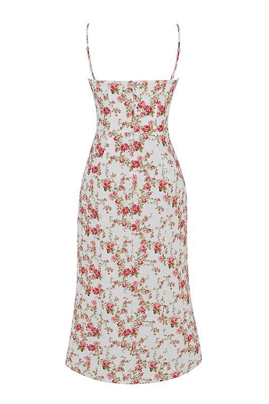 Peignoir House Of Cb Print Midi Rose | PEV-385621