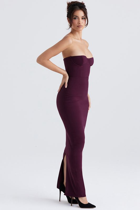 Peignoir House Of Cb Strapless Maxi Violette | UFT-342650