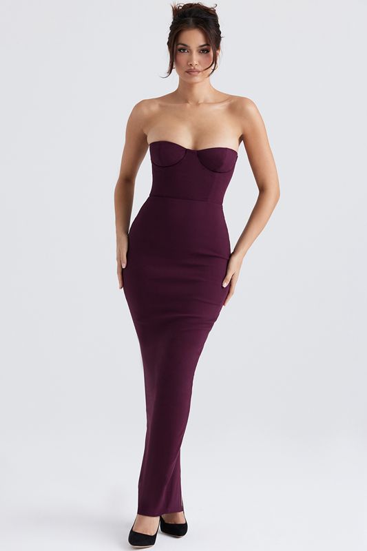 Peignoir House Of Cb Strapless Maxi Violette | UFT-342650