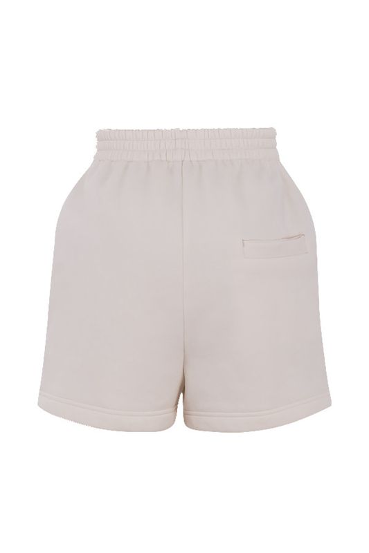 Shorts House Of Cb White Jersey Piste Blanche | JFB-502843