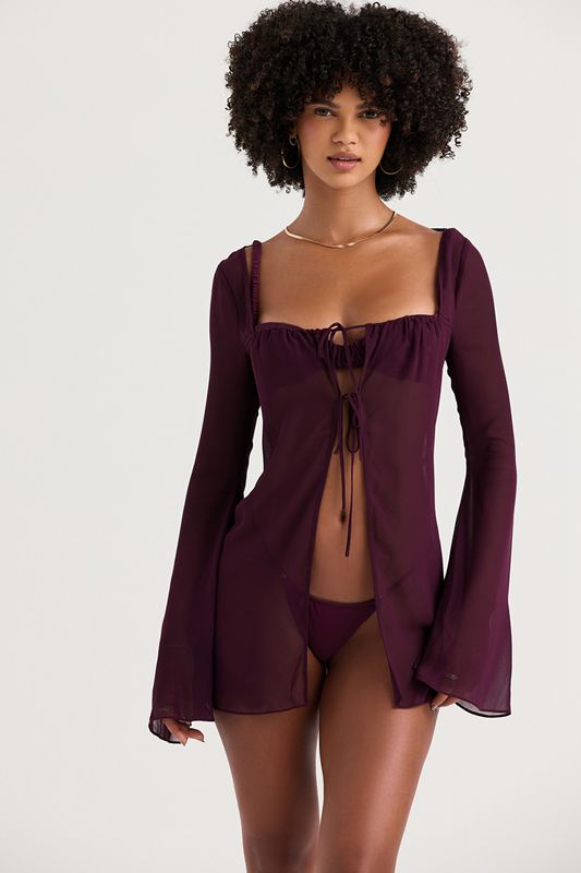 Swimsuit House Of Cb Cover Up Fushia | DCU-159803