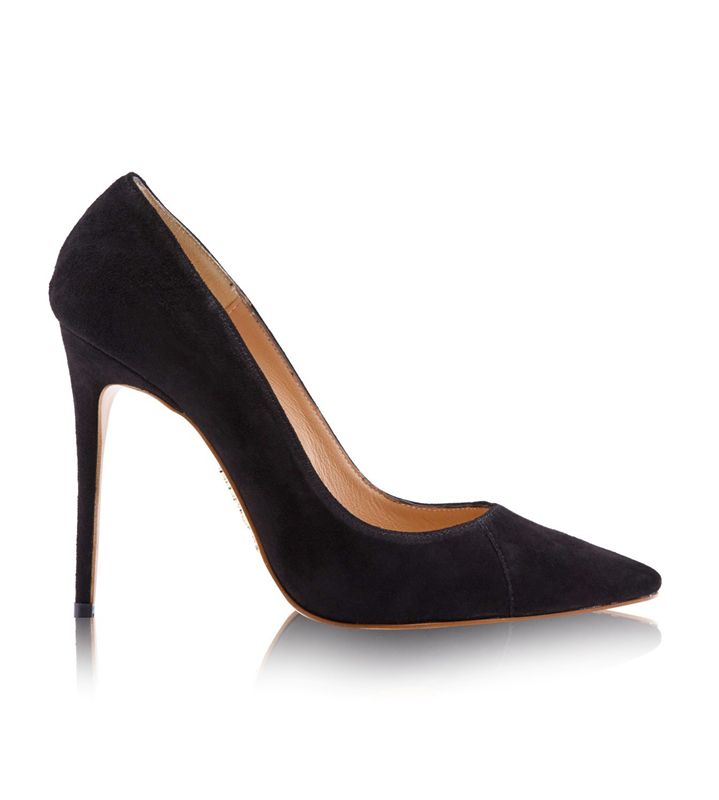 Talons House Of Cb Black Daim Pointy Embout Noir | RHC-918672