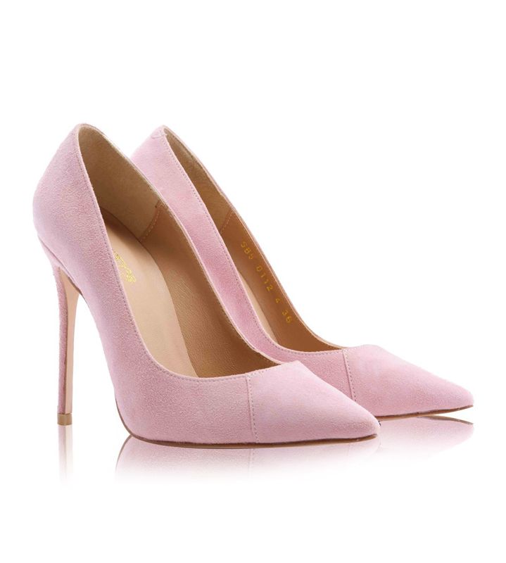 Talons House Of Cb Pink Daim Pointy Embout Rose | NQE-689540