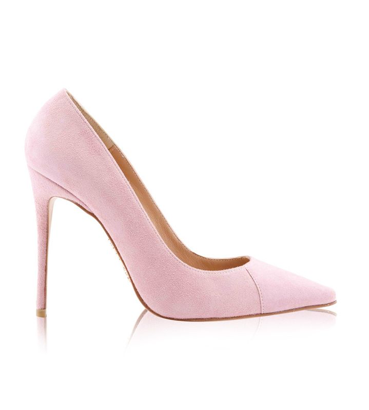 Talons House Of Cb Pink Daim Pointy Embout Rose | NQE-689540